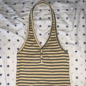 Striped Halter Top